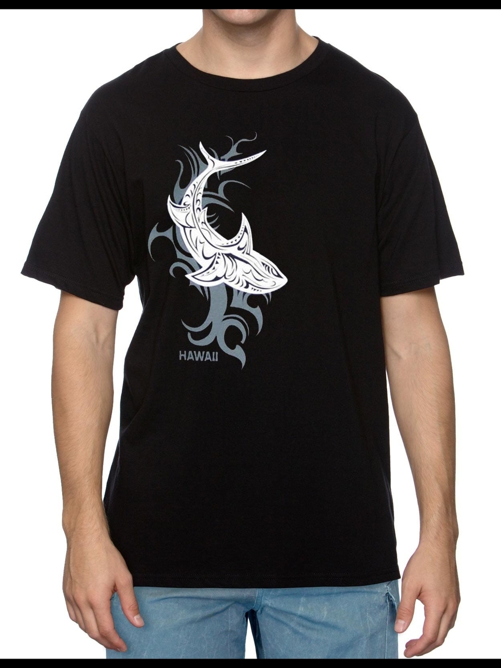 Black Shark Graphic Men's T-Shirt